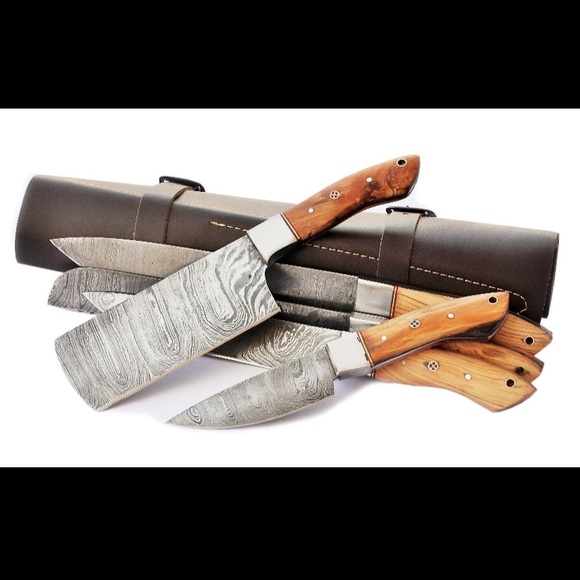 Custom Handmade Chef Knives Set, Best Quality gift - Picture 5 of 5